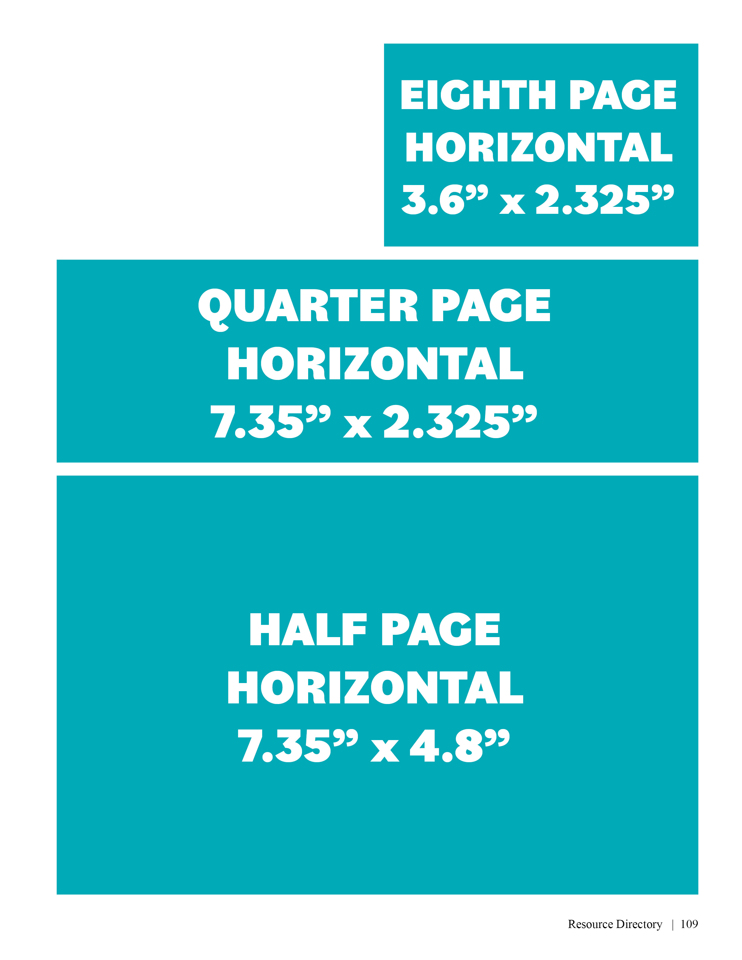 advertisement dimensions 3